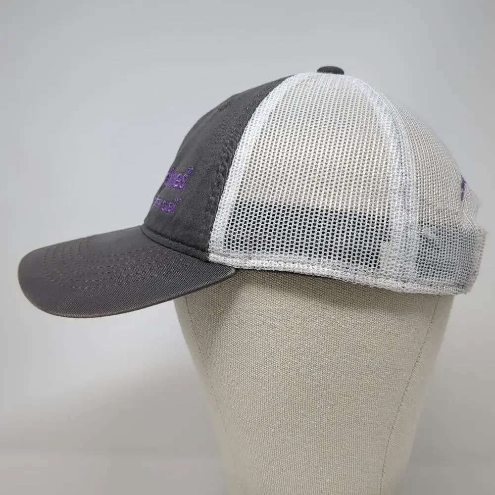 Outdoor Cap Baseball Cap Gray White One Size March of Dimes Mesh Strapback Hat